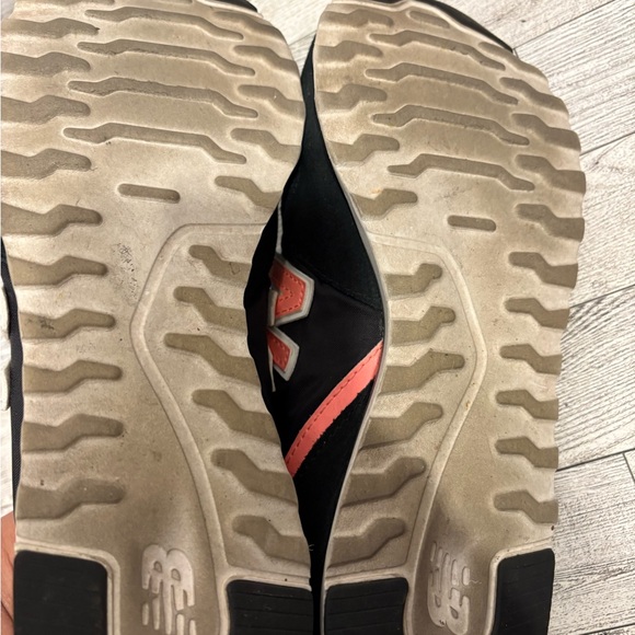 New Balance Black and Pink Athletic Shoes - Picture 6 of 7